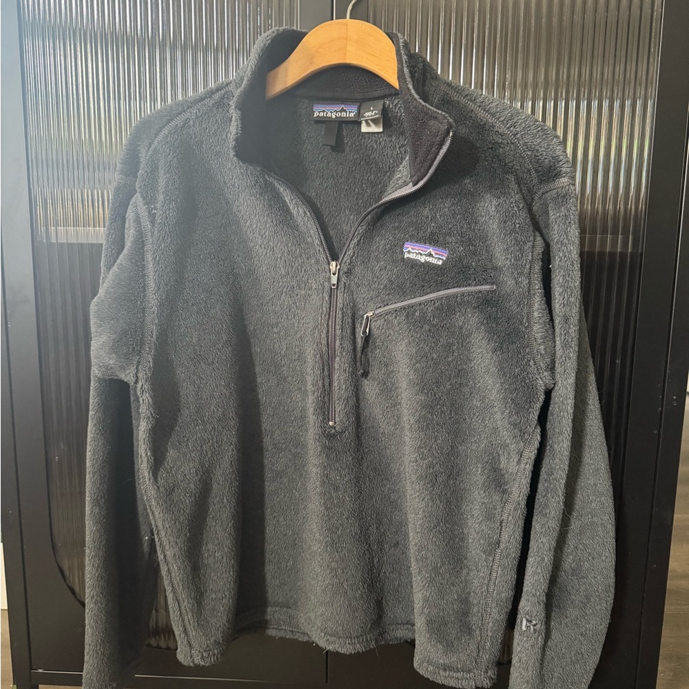 Patagonia Half Zip-Up Fleece - Dark Gray